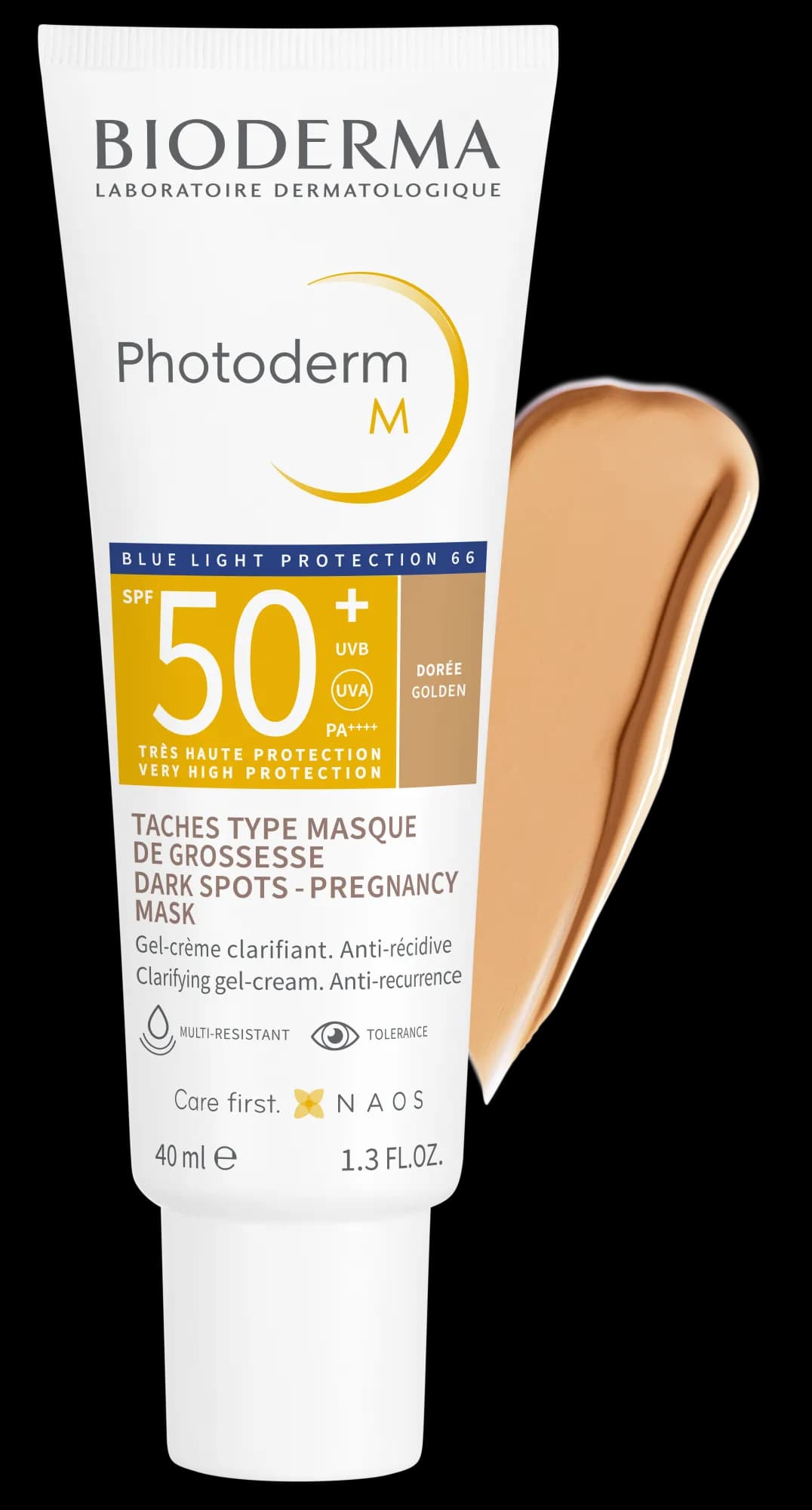 بایودرما فتودرم ام ژل کرم ضد آفتاب ضد لک(اسپات) تیره 40ml SPF50 — تصویر ۲
