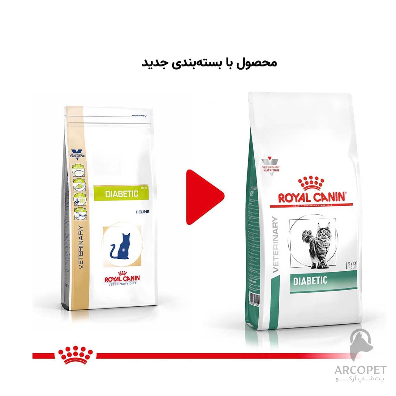 غذای گربه رویال کنین دیابتیک 1.5 کیلویی Diabetic — تصویر ۳