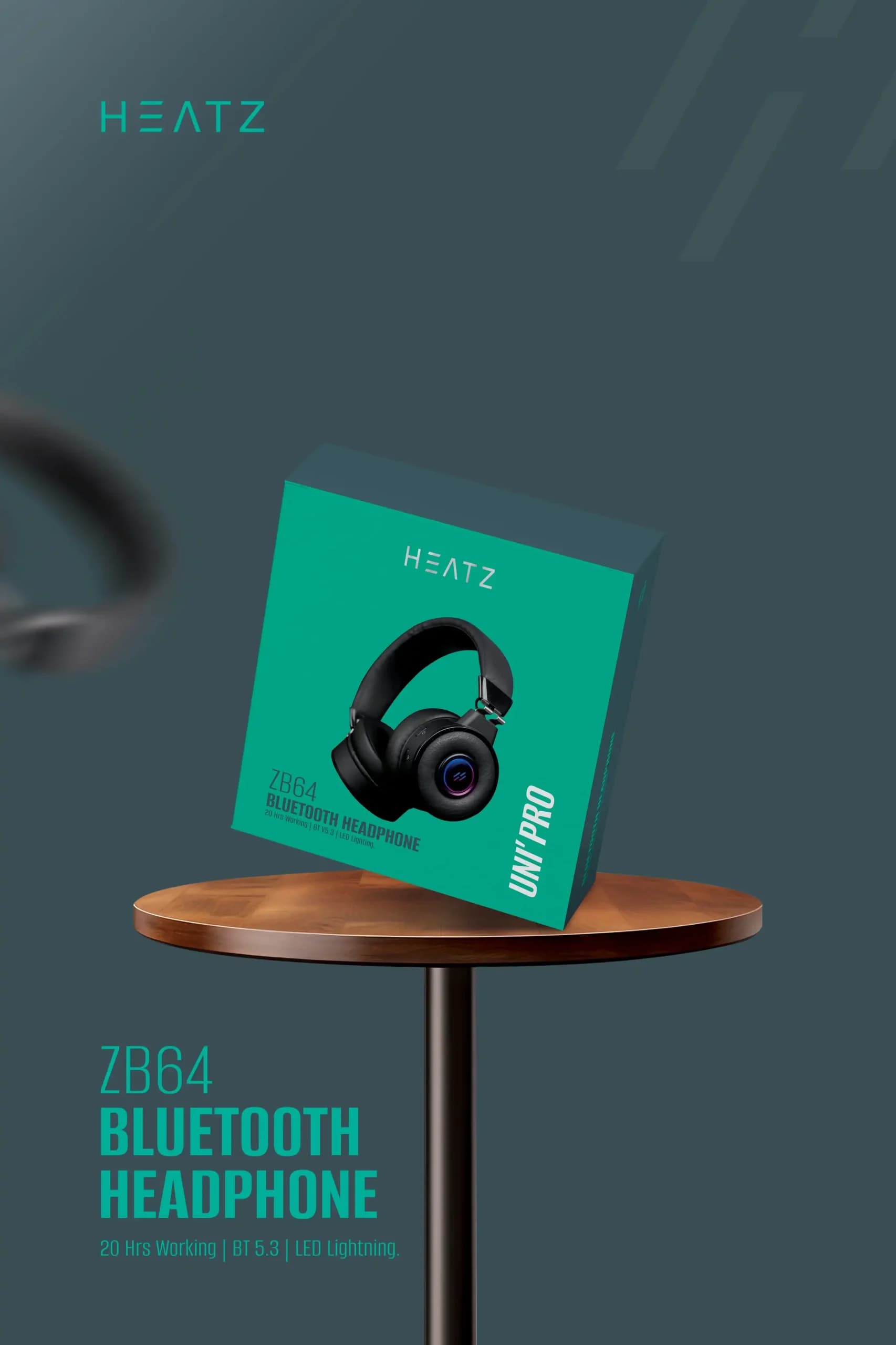 هدفون بلوتوثی هیتز مدل HEATZ ZB64