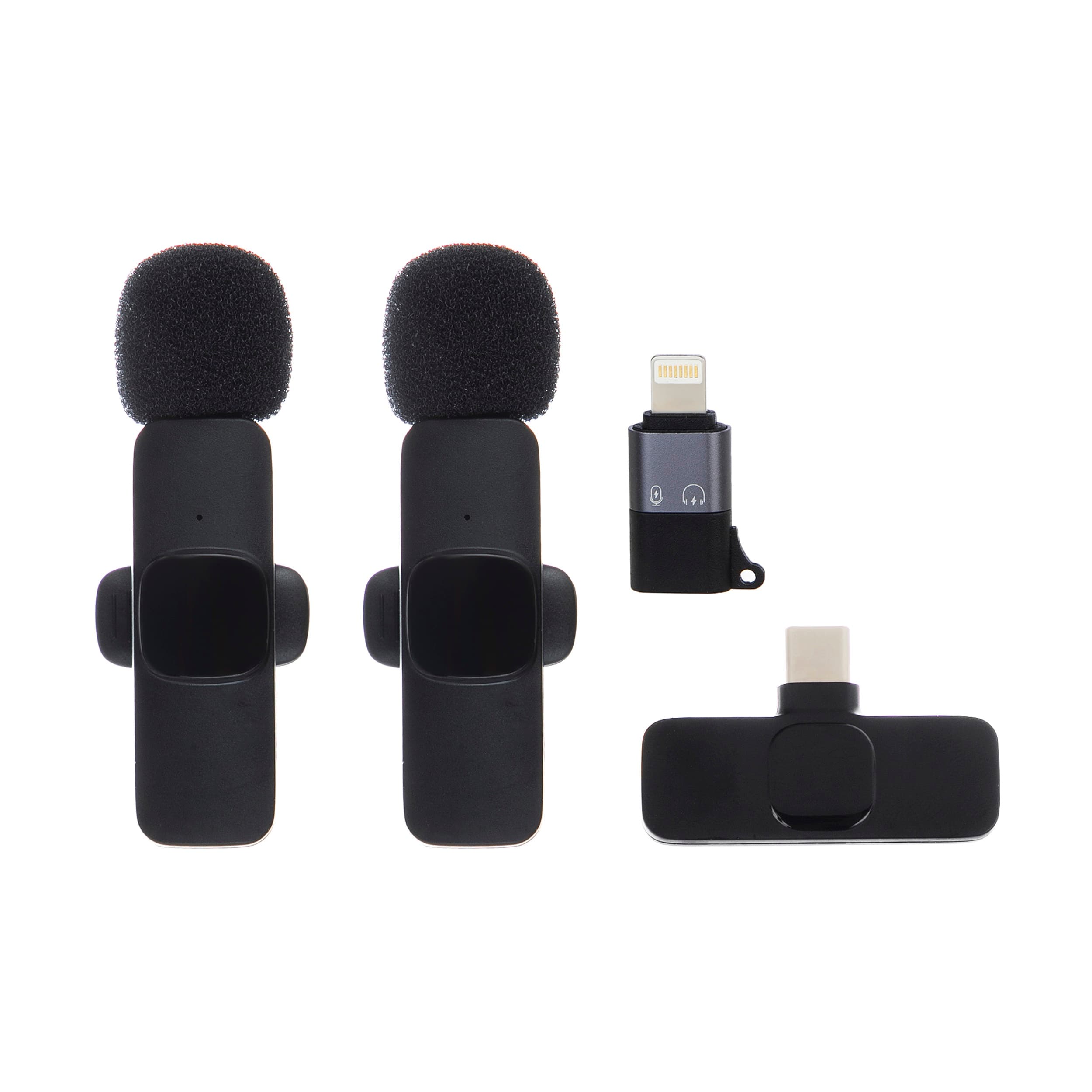 میکروفون یقه ای بی سیم (دو عددی) K9 Android-Type C