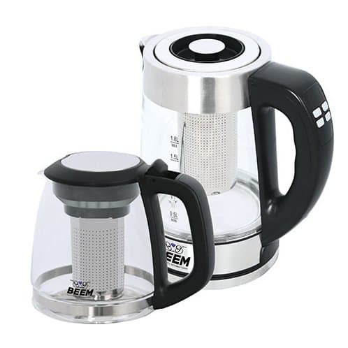 چای ساز بیم TM2808 استیل مشکی — تصویر ۳