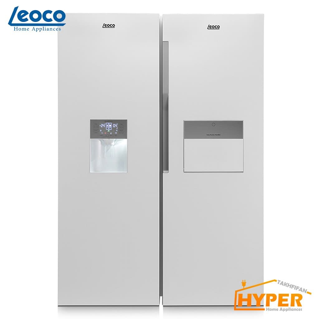 یخچال فریزر دوقلو لئوکو ROYAL W سفید 40 فوت