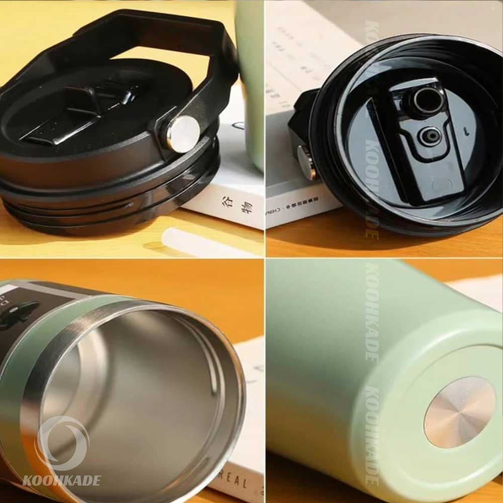 تراول ماگ دسته دار VACUUM CUP 600 ML — تصویر ۵