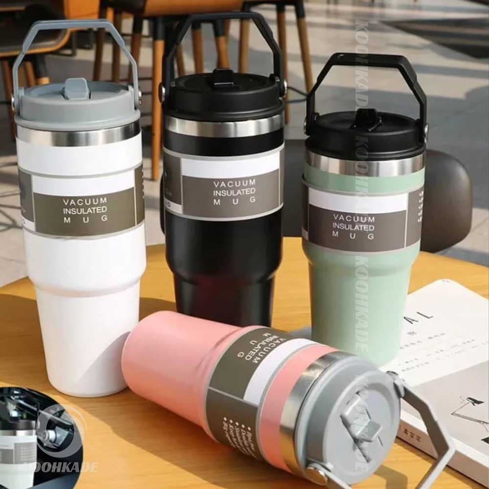تراول ماگ دسته دار VACUUM CUP 600 ML