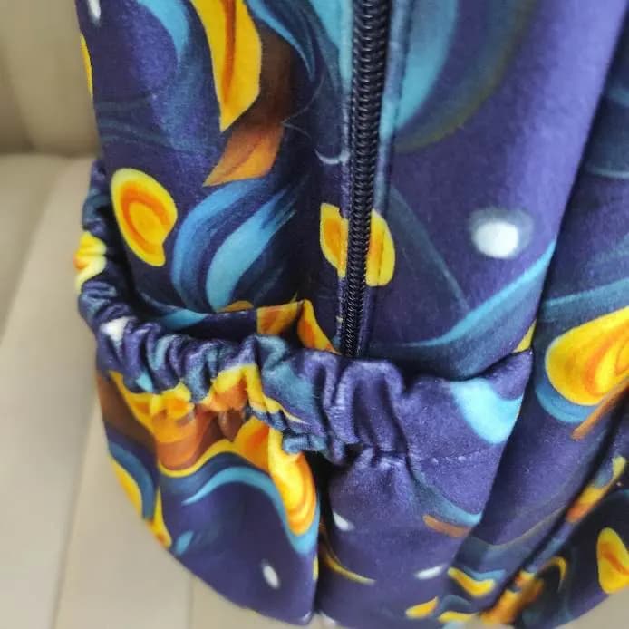 کوله پشتی مدرسه طرح شب پر ستاره — تصویر ۴