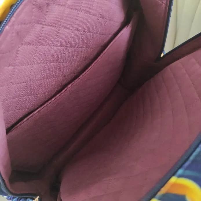کوله پشتی مدرسه طرح شب پر ستاره — تصویر ۳