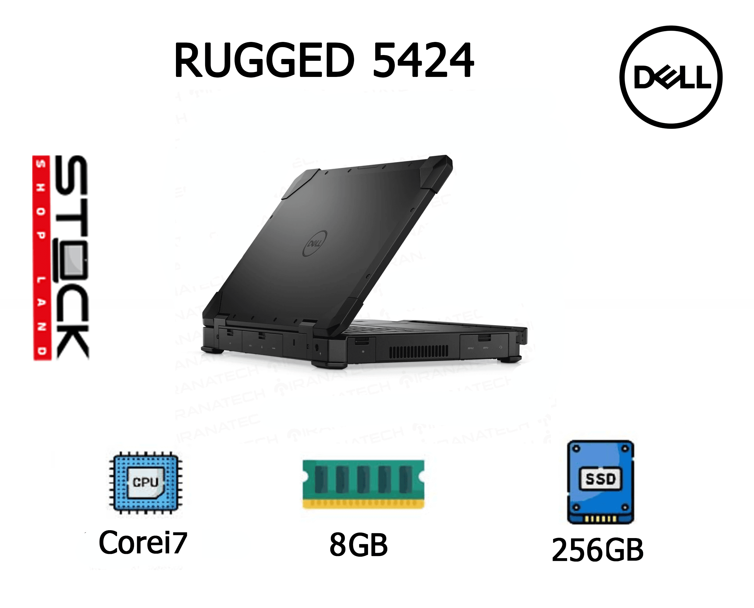 لپ تاپ استوک Dell Latitude 5424 Rugged