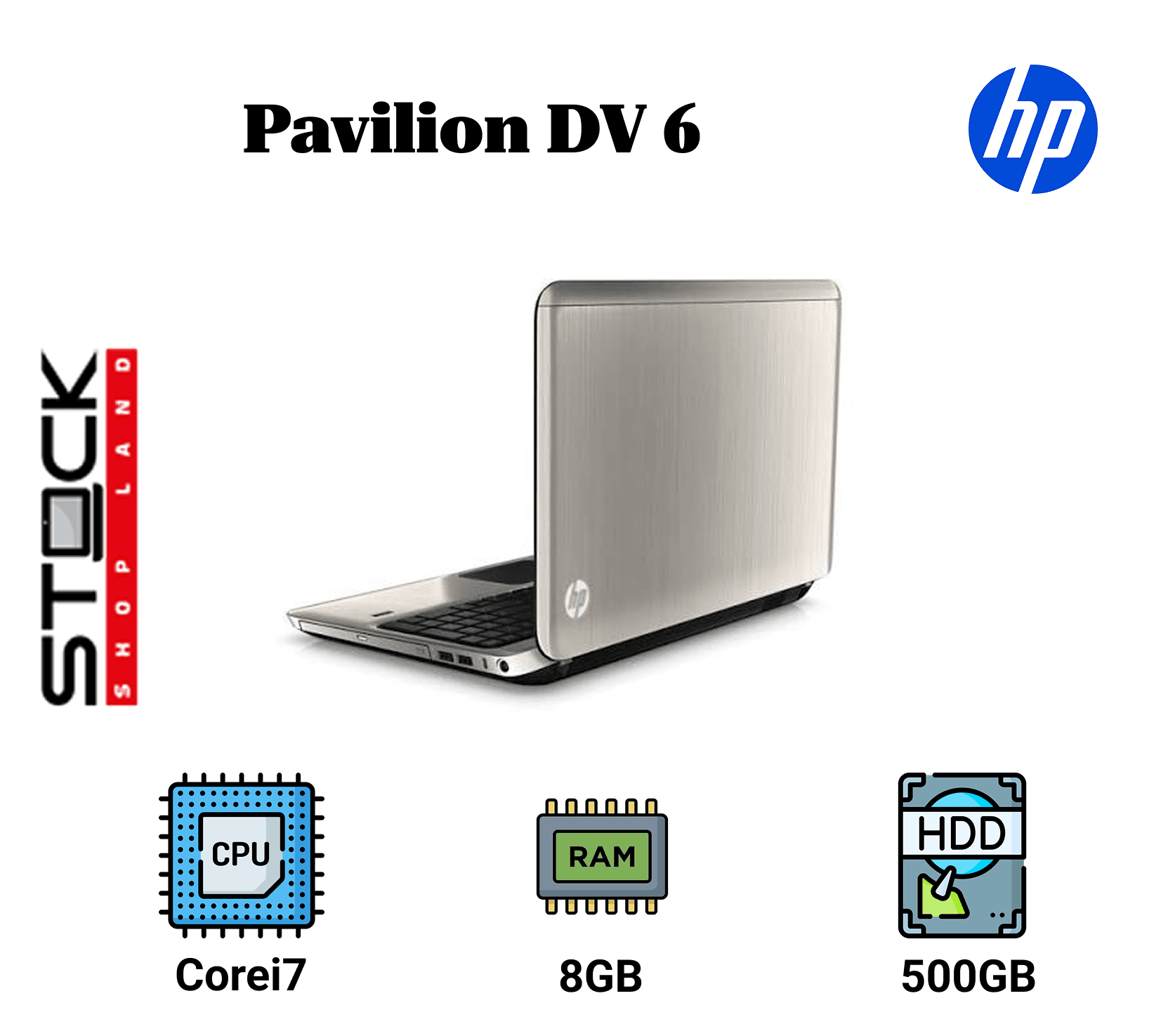 لپتاپ استوک HP Pavilion DV6