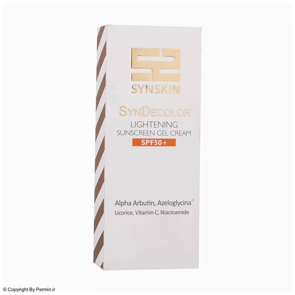 ژل کرم ضد آفتاب بی رنگ ساین اسکین مدل Syn Decolor با SPF50 حجم 40 میلی لیتر — تصویر ۵
