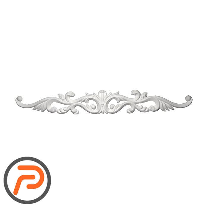 گل تزئینی طرح منبت pvc کد K 8 — تصویر ۲