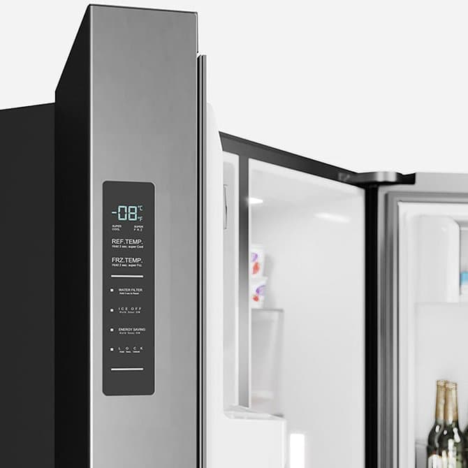 ساید بای ساید پاکشوما RSP-800 S نقره ای 32 فوت — تصویر ۴