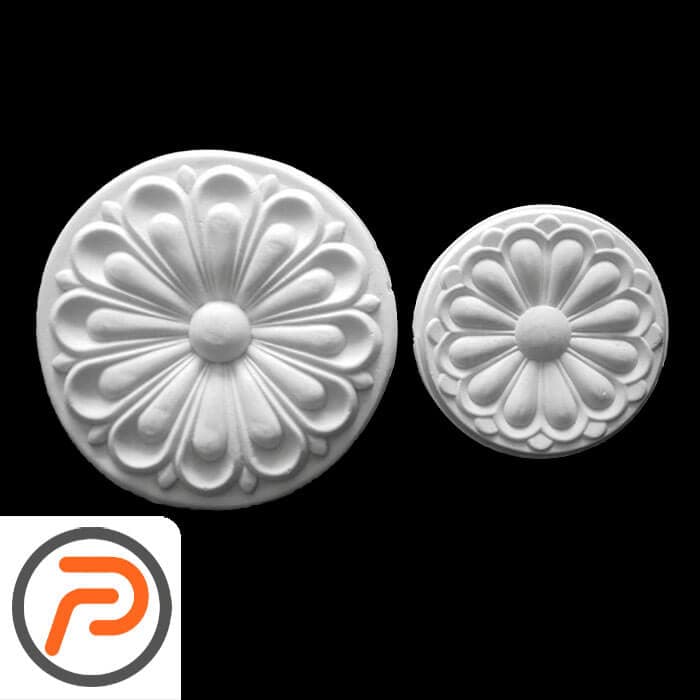 گل تزئینی طرح منبت pvc کد S 32 — تصویر ۴