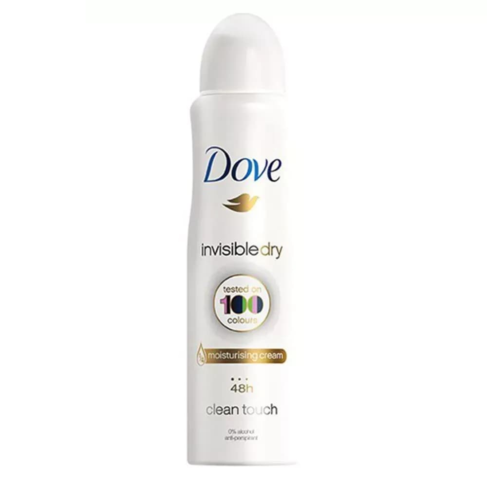 اسپری ضد تعریق زنانه داو Invisble Dry مدل Clean Touch حجم 250 میلی لیتر