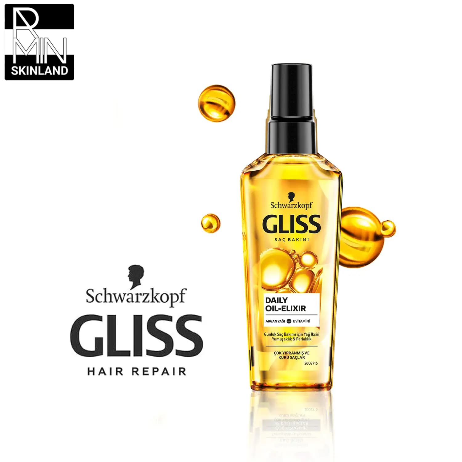 روغن مو گلیس مدل Daily Oil-elixir حجم 75ml — تصویر ۳