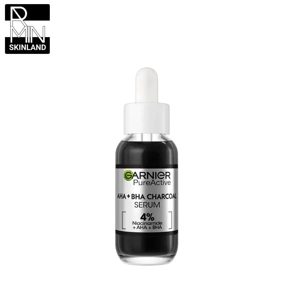 سرم لایه بردار و روشن کننده گارنیر مدل AHA+BHA حجم 30ml