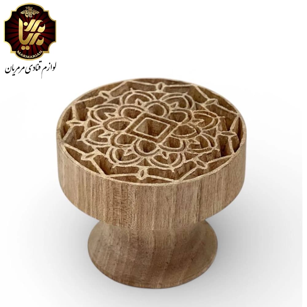 مهر کلمپه چوبی کد 406