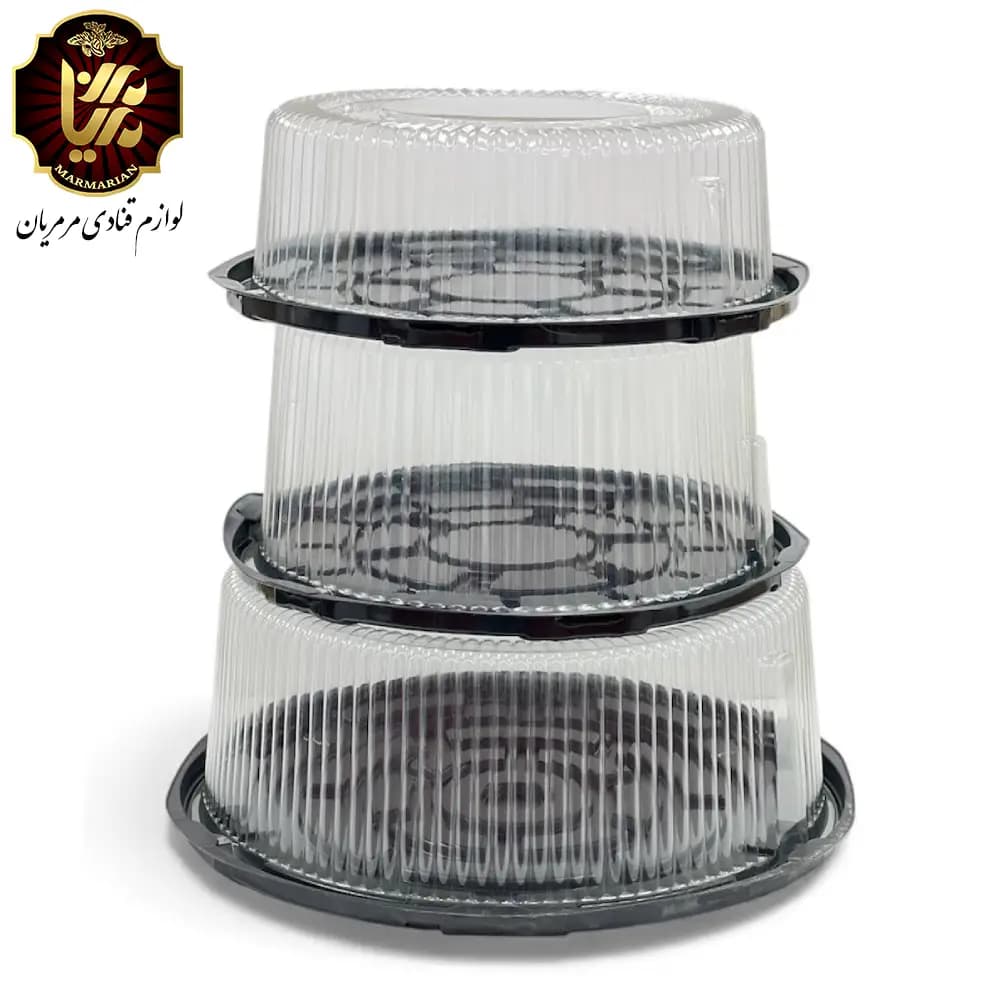 محافظ کیک طلقی در 3 سایز