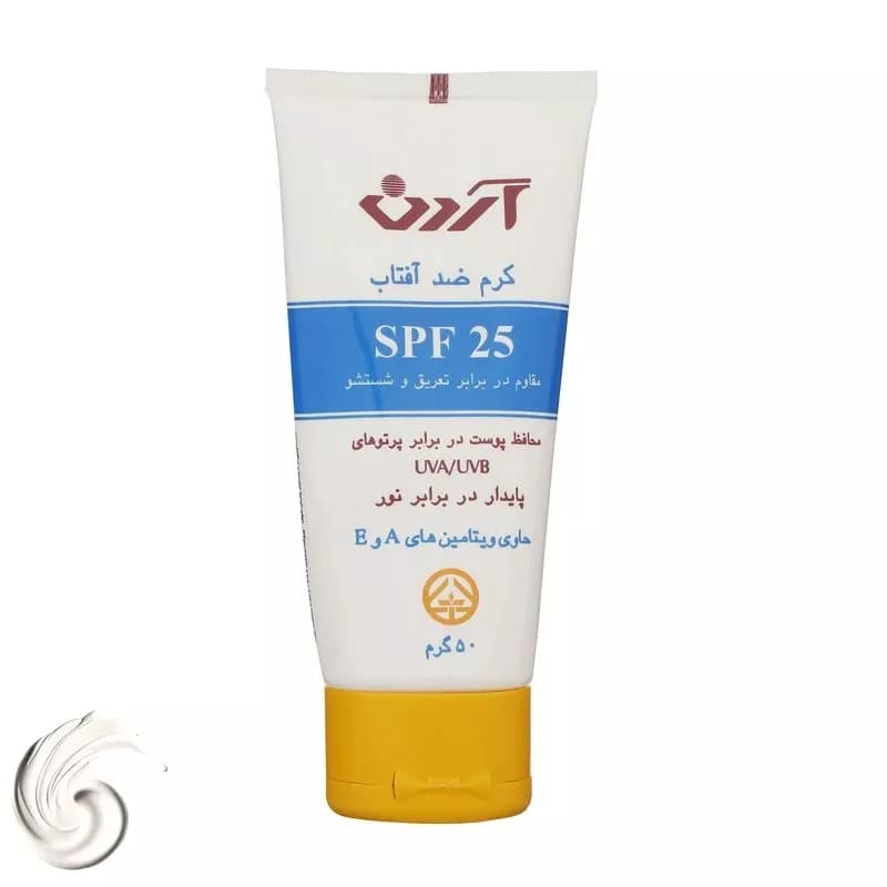 کرم ضد آفتاب بی‌رنگ آردن مدل SPF25 وزن 50 گرم — تصویر ۳