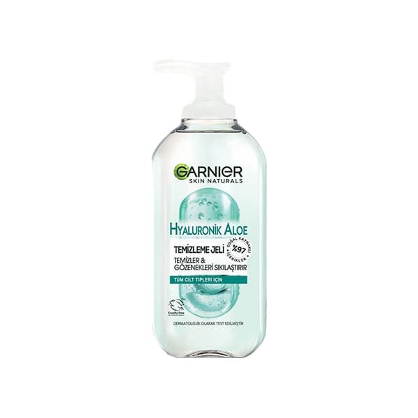 ژل شستشو صورت گارنیه مدل Hyaluronik Aloe حجم 200 میلی لیتر — تصویر ۳