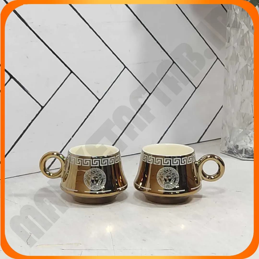 قهوه خوری طلایی مدل جور سرامیک آماتیس