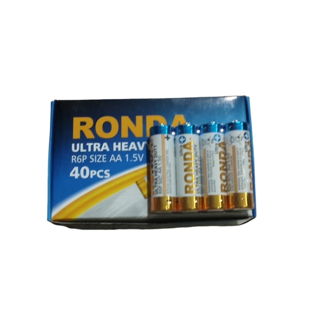 باتری قلمی روندا مدل Ultra Heavy Duty بسته 40 عددی