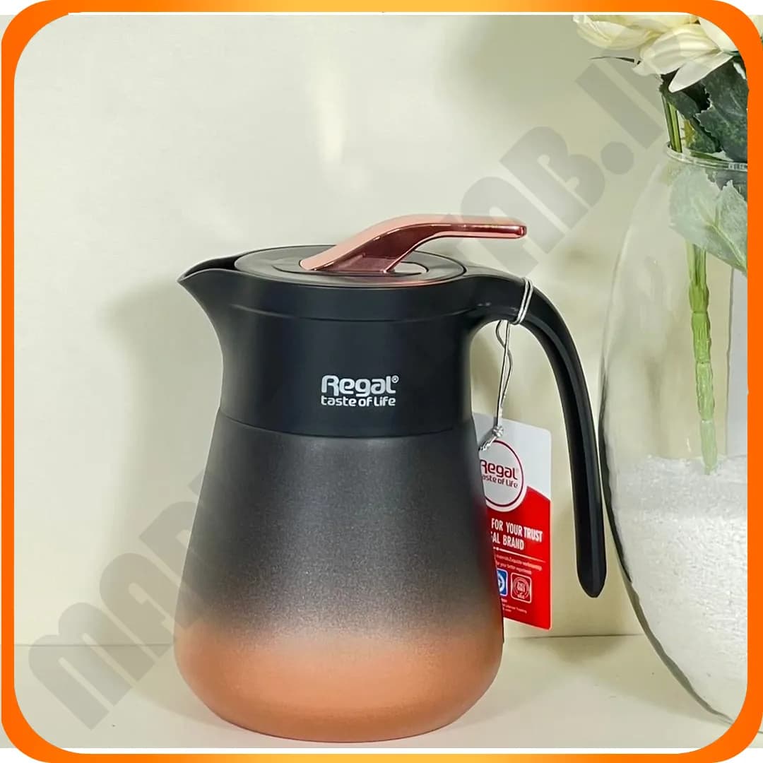 TSC05DP فلاکس نیم لیتر استیل دکمه دار ریگال