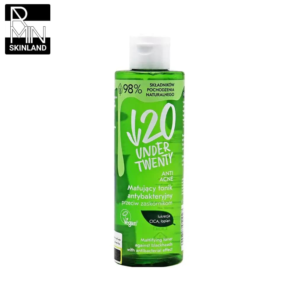 تونر مات کننده و آنتی اکنه آندر تونتی حجم 200ml
