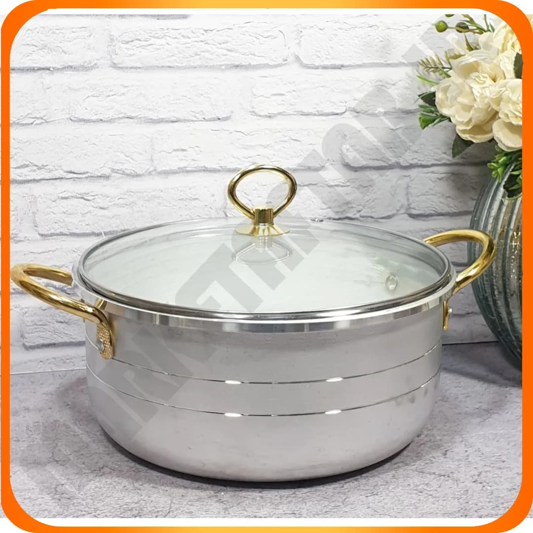 قابلمه کاسیو درب شیشه ای سایز 6 مهروز