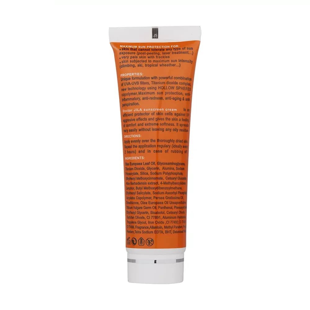 کرم ضدآفتاب رنگی دکتر ژیلا SPF63 مدل DJ3 وزن 50 گرم — تصویر ۴