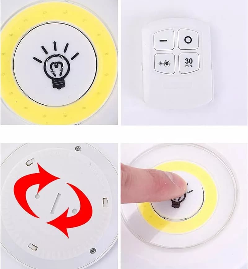 چراغ زیر کابینتی شارژی کنترل دار — تصویر ۷