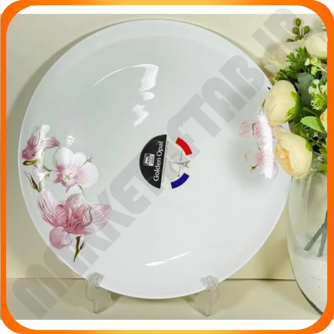 دیس گرد کلاسیک ساینا صورتی Diwaliآرکوپال گلدن اپال