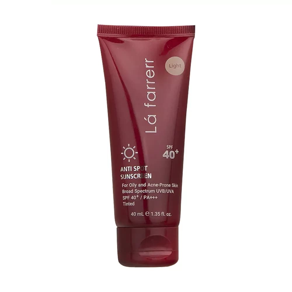 کرم ضد آفتاب و ضد لک رنگی لافارر SPF40-Light مناسب پوست‌ چرب حجم 40 میلی‌لیتر — تصویر ۲