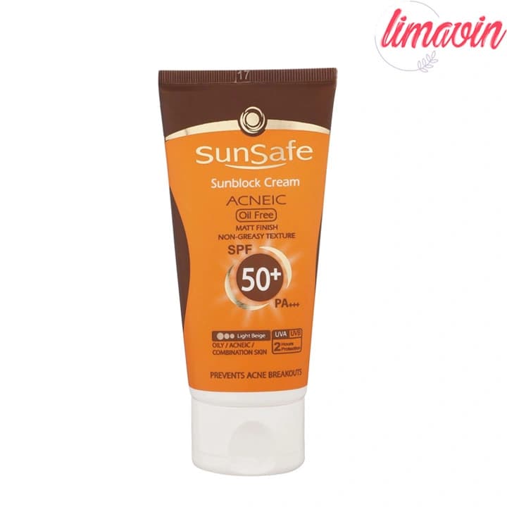 کرم ضدآفتاب و آنتیآکنه رنگی سانسیف مدل SPF50، مناسب پوستهای چرب، حجم 50 میلیلیتر — تصویر ۲