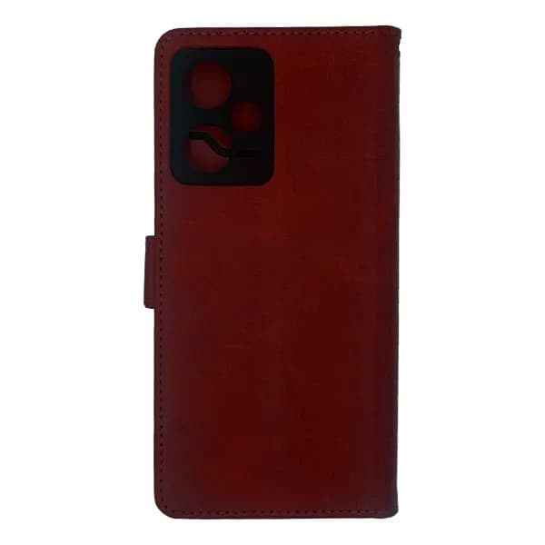 کیف چرمی شیائومی Redmi Note 12 Pro 5G بند دار — تصویر ۸