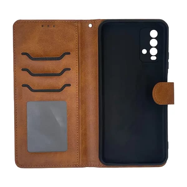 کیف چرمی کلاسوری شیائومی Redmi 9T بند دار — تصویر ۵