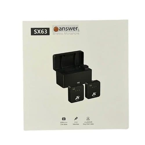 میکروفون بی سیم یقه ای دو کاربر انسر Answer SX63 Dual — تصویر ۶