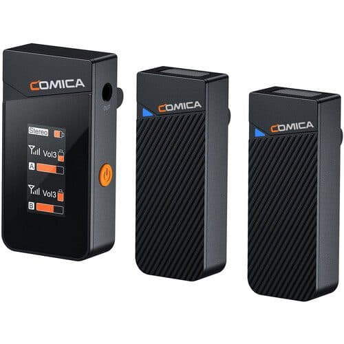 میکروفون بی سیم یقه ای دو کاربر کامیکا Comica Audio Vimo C2 Mini 2-Person