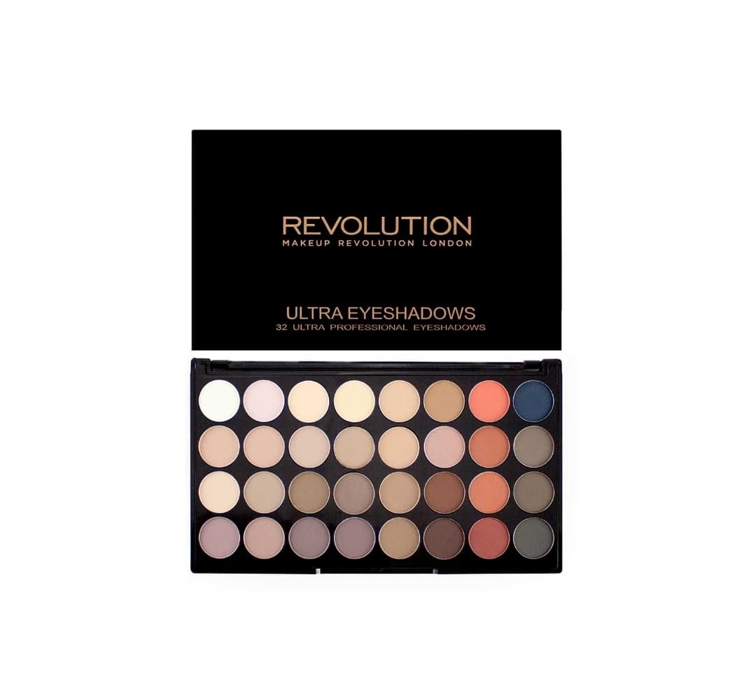 پالت سایه ۳۲ رنگ مات میکاپ رولوشن مدل Flawless Matte 2 — تصویر ۳