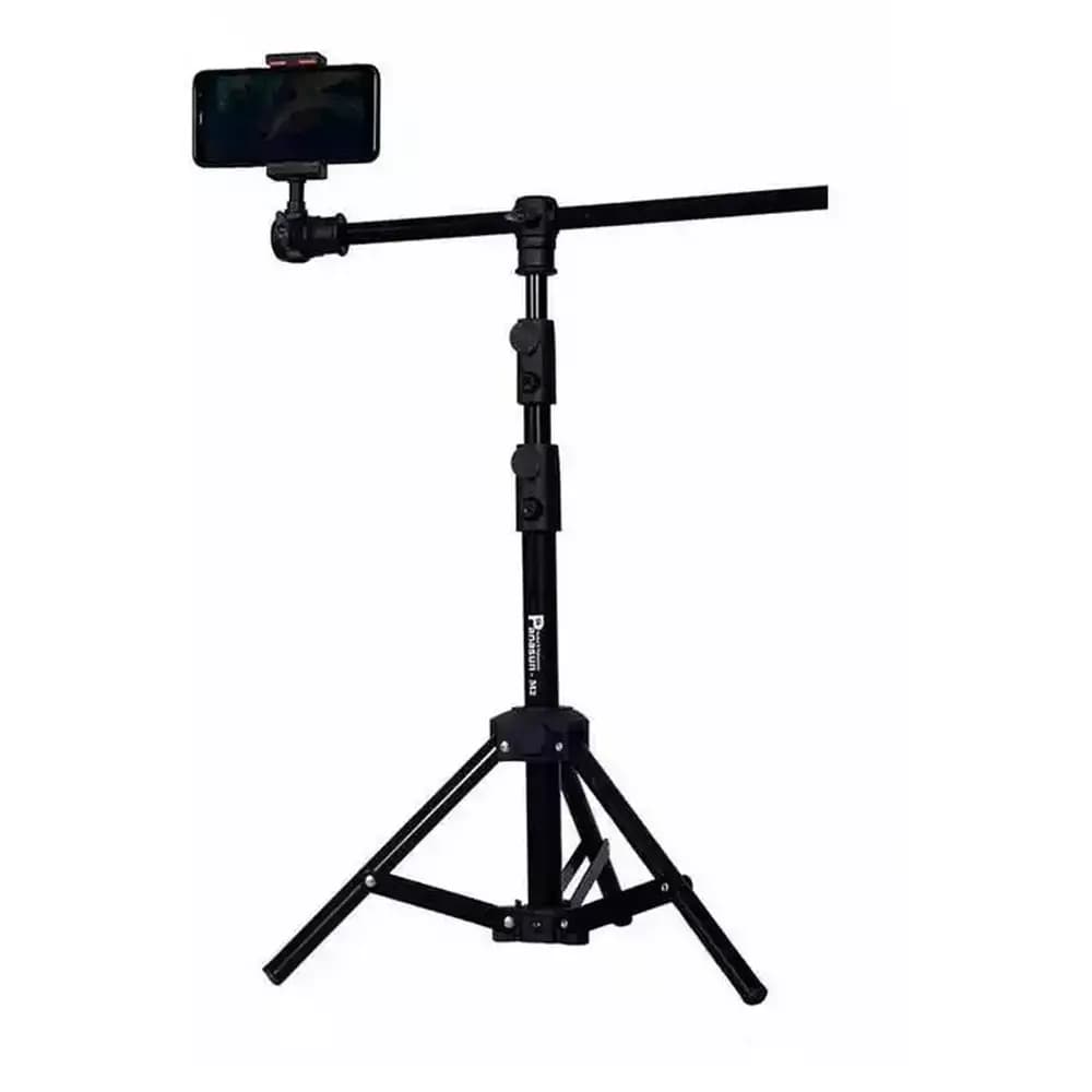 سه پایه موبایلی پاناسان Panasun 203 M2 همراه هولدر موبایل H-95 — تصویر ۹