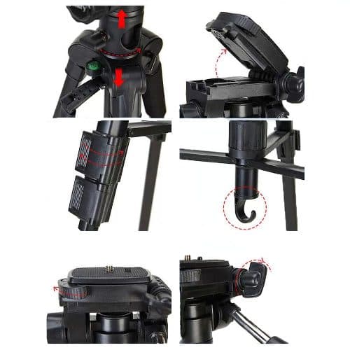 سه پایه جیماری Jmary KP-2294 Tripod — تصویر ۷