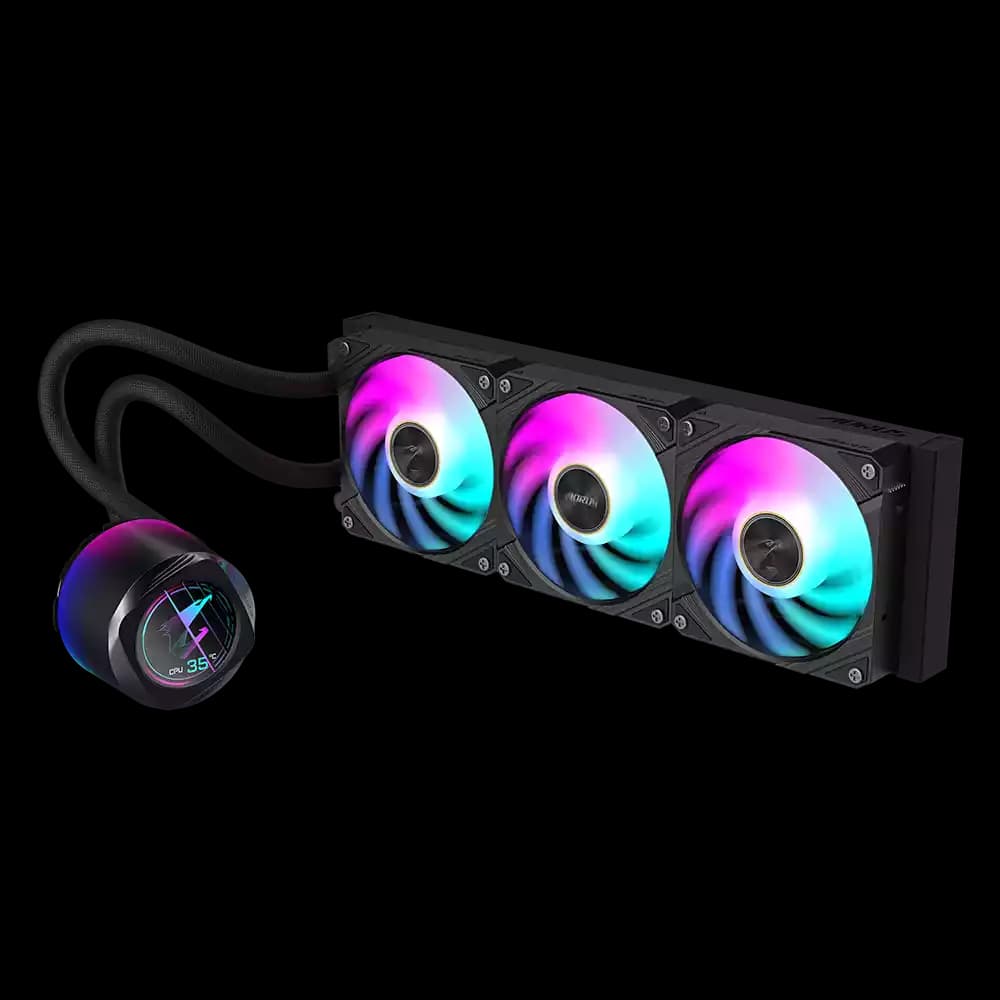 خنک کننده مایع پردازنده گیگابایت مدل AORUS WATERFORCE X II 360 — تصویر ۵