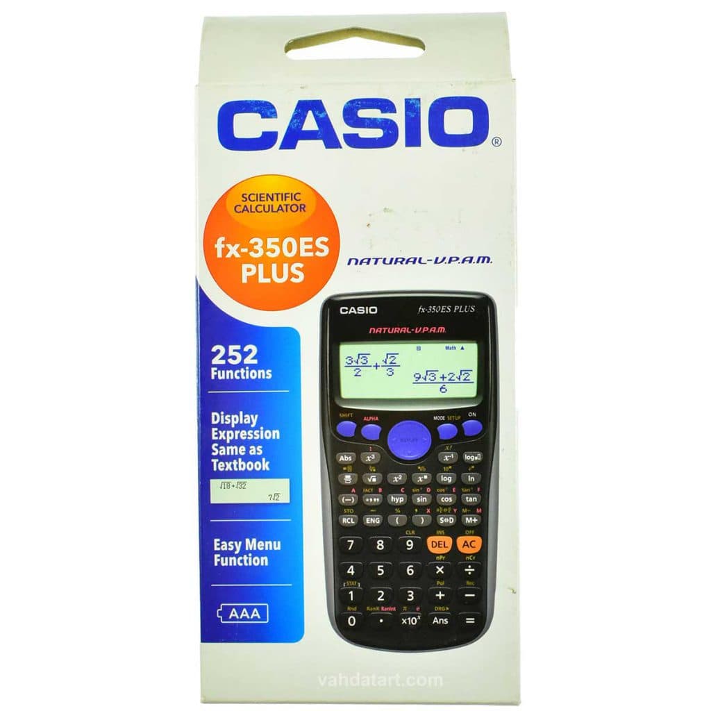 ماشین حساب کاسیو مهندسی مدل fx350es plus — تصویر ۴