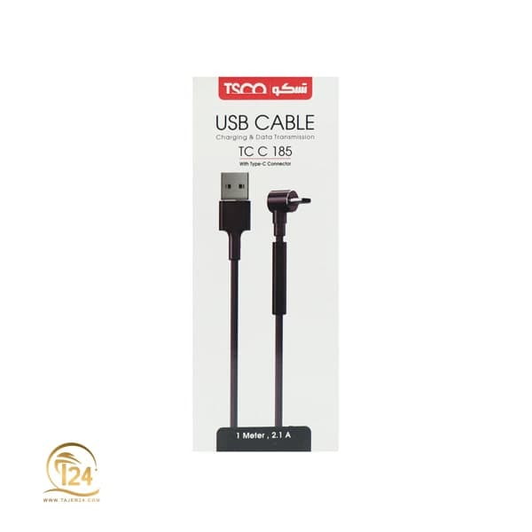 کابل شارژ Type-C تسکو مدل TC C185 به طول 1 متر — تصویر ۳