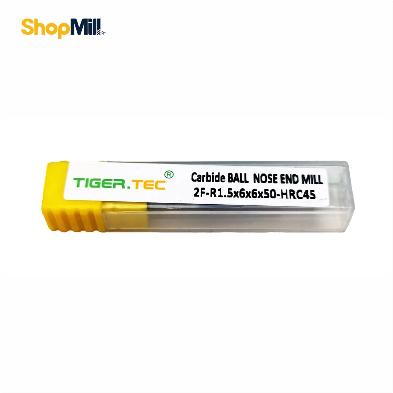 فرز انگشتی بالنوز الماس 3 تایگرتک (TIGER TEC) مدل 2F-R1.5x6x6x50-HRC45