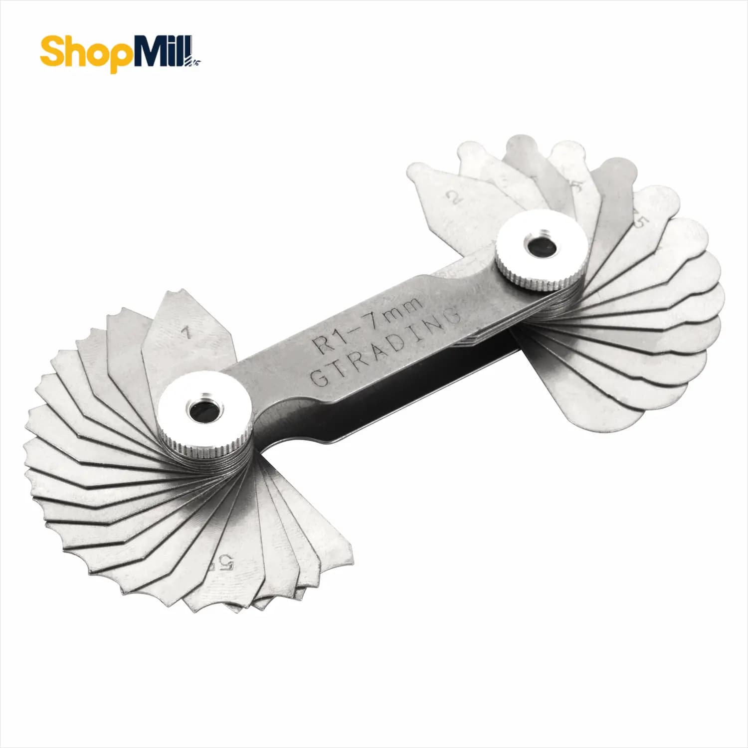 شابلون شعاع سنج 7-1 میلی متر داسکوا (Dasqua) مدل 0005-1351
