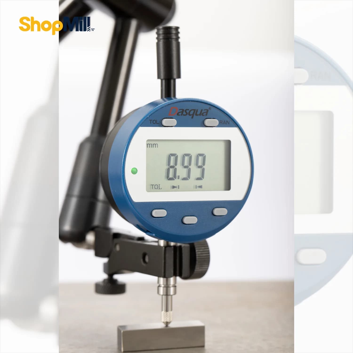 ساعت اندیکاتور دیجیتال- 5 دکمه 12/7 میلی متر داسکوا (Dasqua) مدل 3705-5260 — تصویر ۲