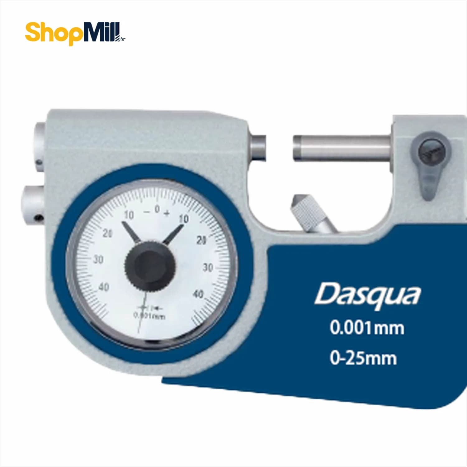 ميکرومتر پاسومتر خارجی 25-0 میلی متر داسکوا (Dasqua) مدل 1005-4146 — تصویر ۲