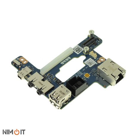 برد صدا و یو اس بی لپ تاپ Dell Latitude E6510 USB Audio Board Lan Board Power Button Port Board LS-5572P
