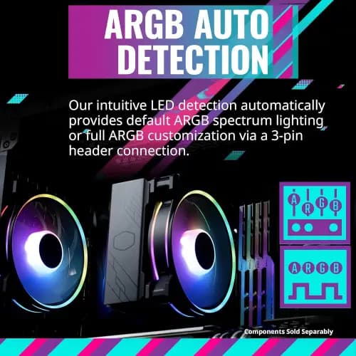 خنک کننده پردازنده کولر مستر HYPER 212 HALO BLACK — تصویر ۴
