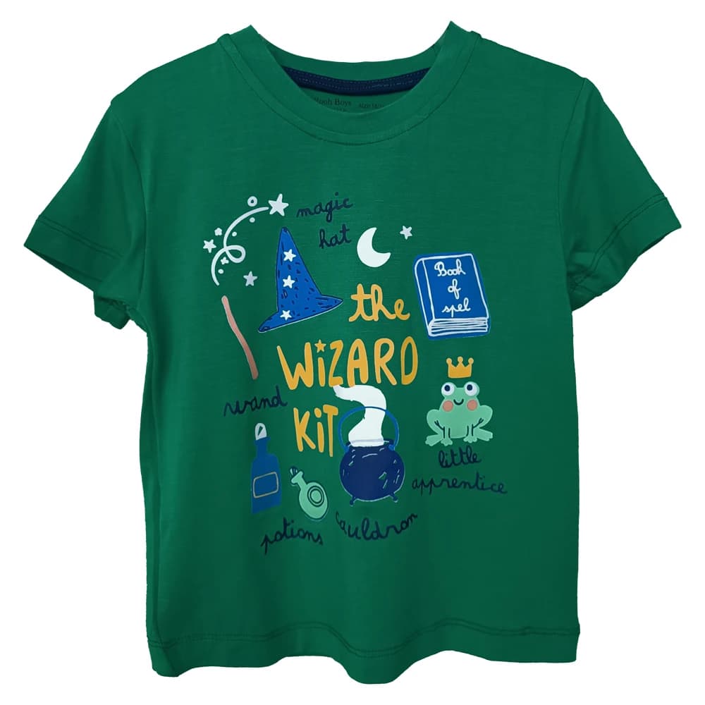 تیشرت طرح WIZARD پسرانه (18 ماه تا 7 سال) کد 628902 — تصویر ۴